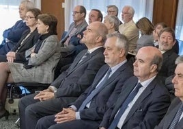 Banquillo de los acusados durante el juicio por la pieza política de los ERE.