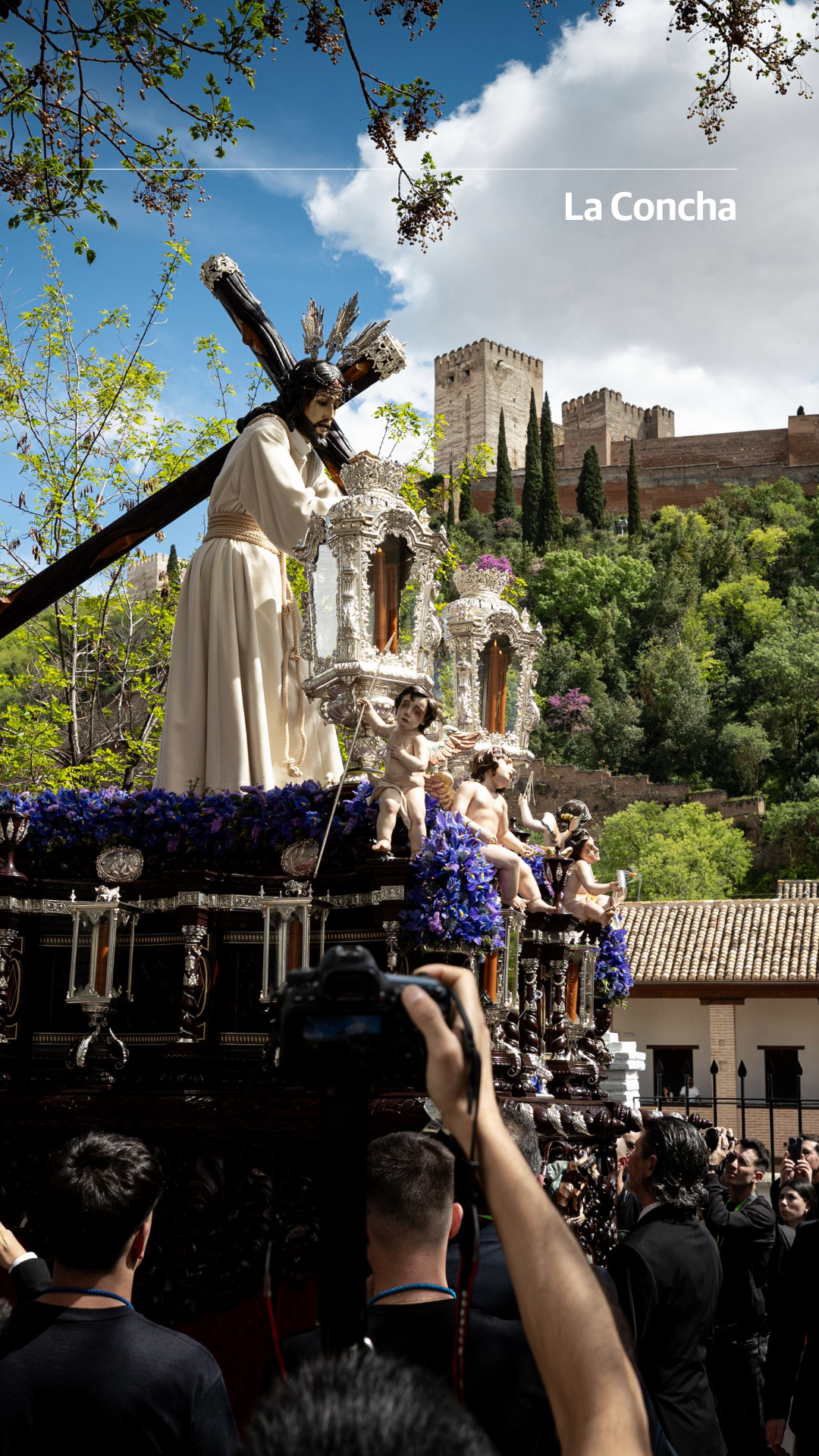 La foto más íntima de las 34 cofradías de Granada en Semana Santa