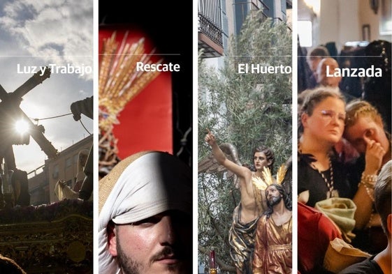La foto más íntima de las 34 cofradías de Granada en Semana Santa