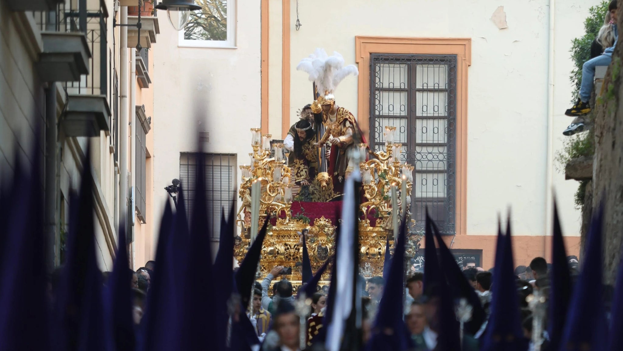 El Señor de las Tres Caídas subirá hasta el Albaicín en rogativa por el alma del Papa Francisco