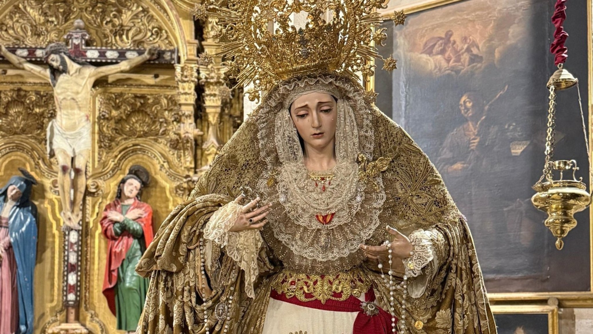 Traslado de regreso del cautivo y la virgen de la encarnación a su monasterio | ideal