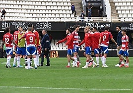 Celebración de la victoria en Cartagena.
