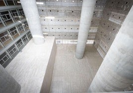 El hall llamado 'impluvium de luz' donde se podrían realizar bodas civiles.