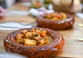 Uno de los platos de jibia ofrecidos por establecimientos de Cabo de Gata.