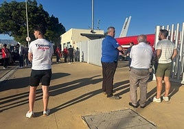 El Almería-Racing de Ferrol queda suspendido.