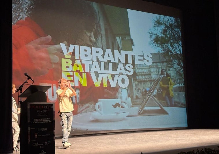 La 'start up' Beat the Flow en el escenario de Ceuta Tech Summit