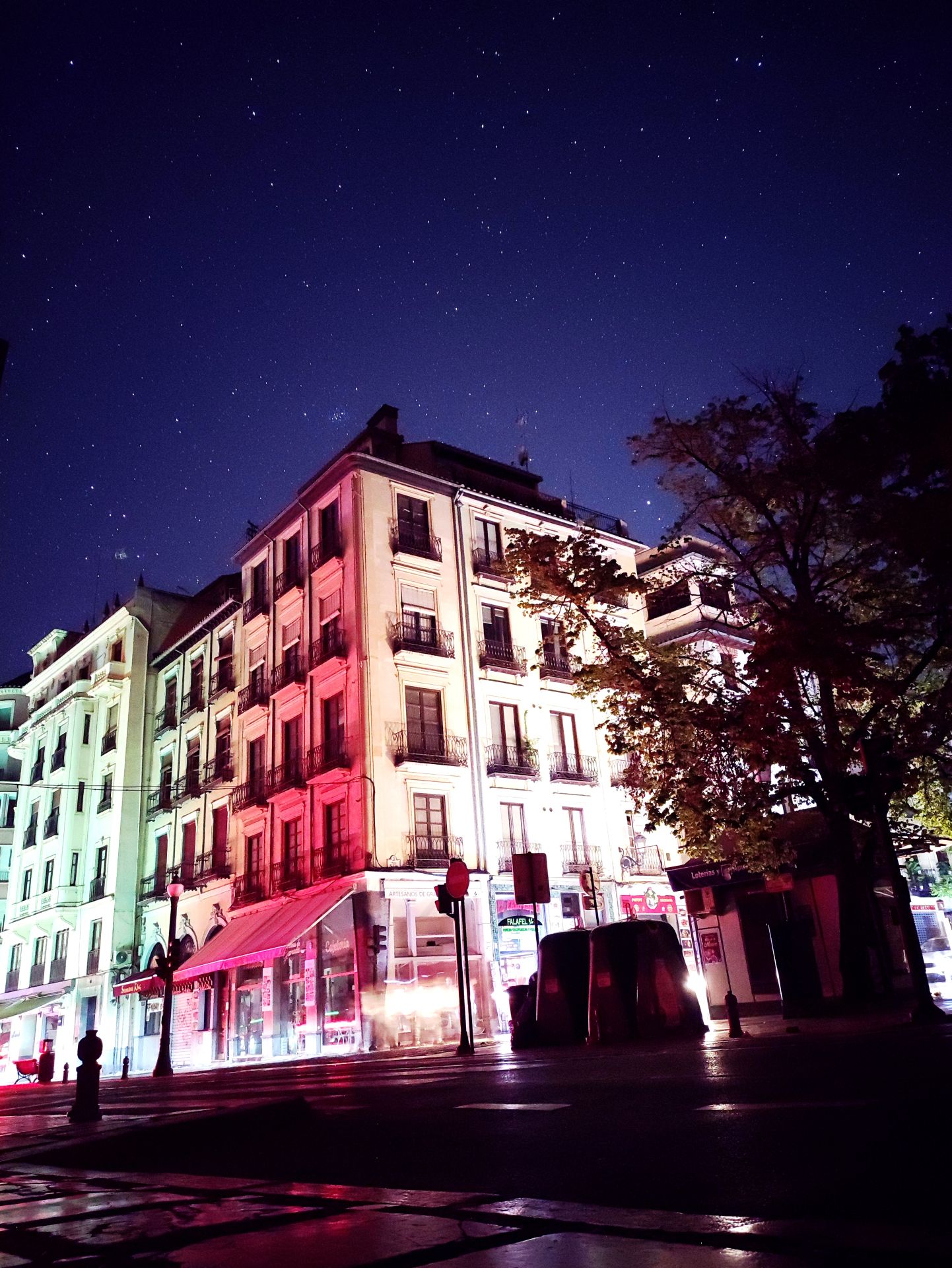 La noche estrellada de Granada