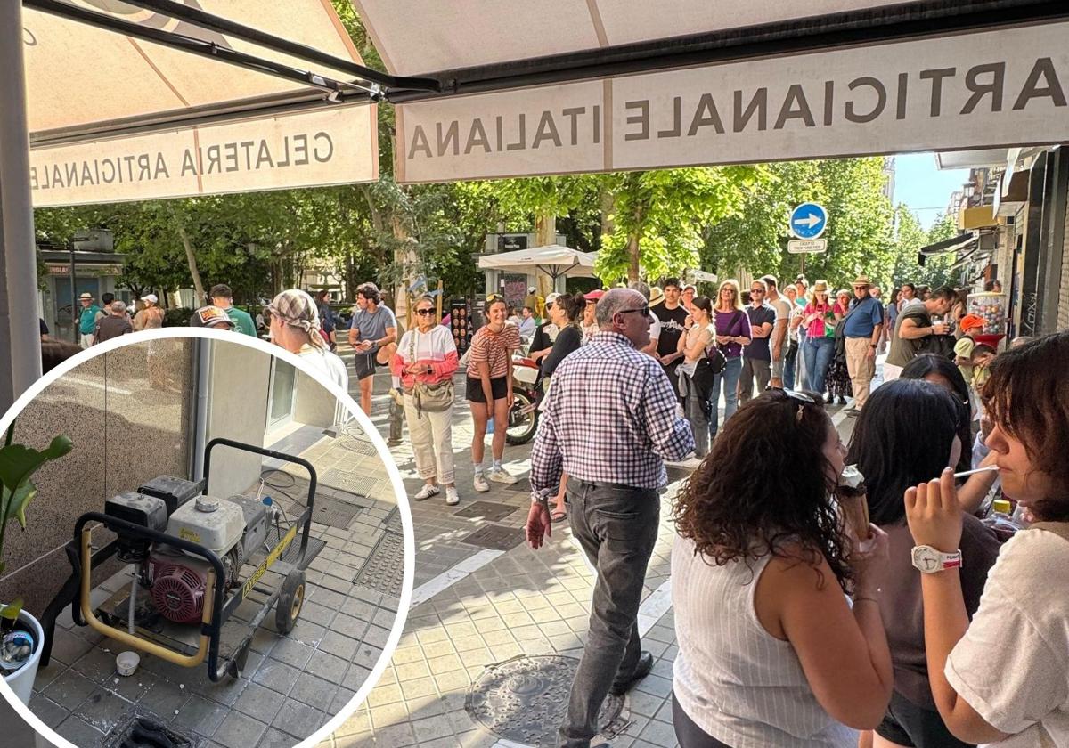 La heladería de granada que usó «la gasolina de la moto» en el apagón y atendió colas enormes | ideal