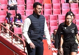 Arturo Ruiz, en el encuentro ante el Barcelona.