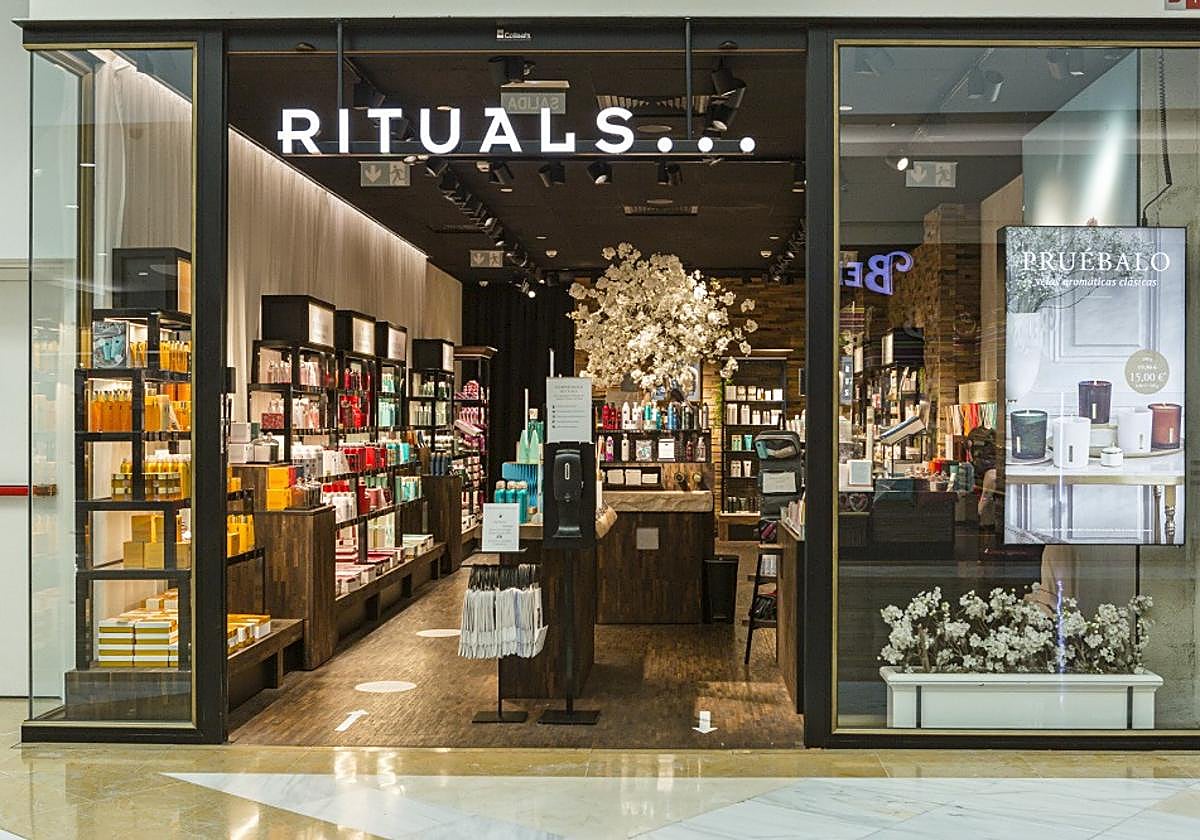 Tienda de Rituals, que ha sufrido una estafa en su nombre.
