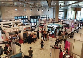 Feria de empleo de una temporada anterior.