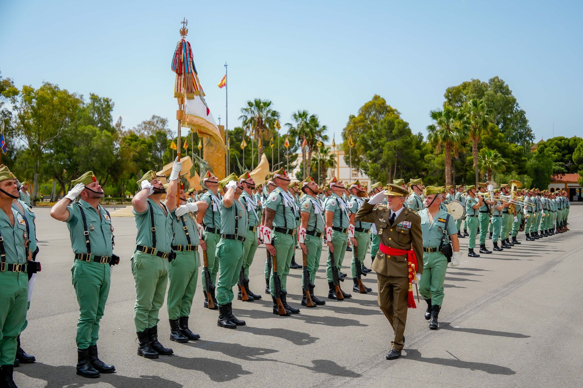 La legión celebra el centenario de la vii bandera 'valenzuela' | ideal