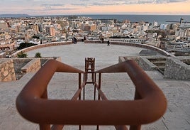Imagen de archivo del renovado mirador del Cerro de San Cristóbal.