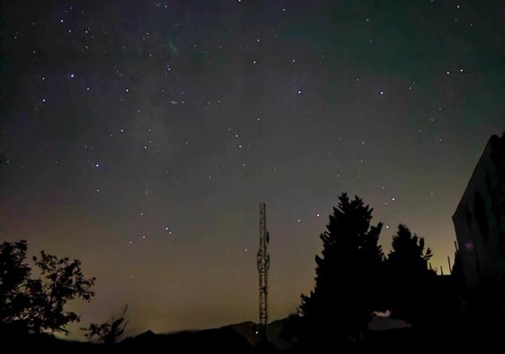 Los vecinos pudieron ver las estrellas de forma más nítida.