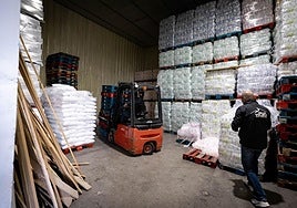 Almacén de Hielos Veleta en pleno apagón.