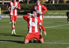 Joan Gázquez firmó el gol del triunfo frente al Orihuela en la ida.