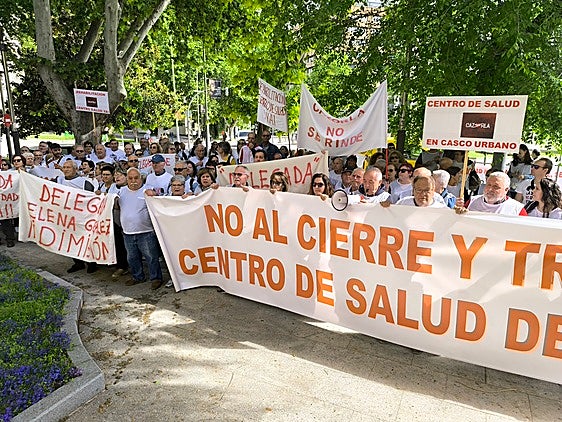 Vecinos de Cazorla en la concentración