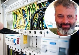 Manuel Contreras, presidente de la Asociación de Instaladores Eléctricos y de Telecomunicaciones de Granada.