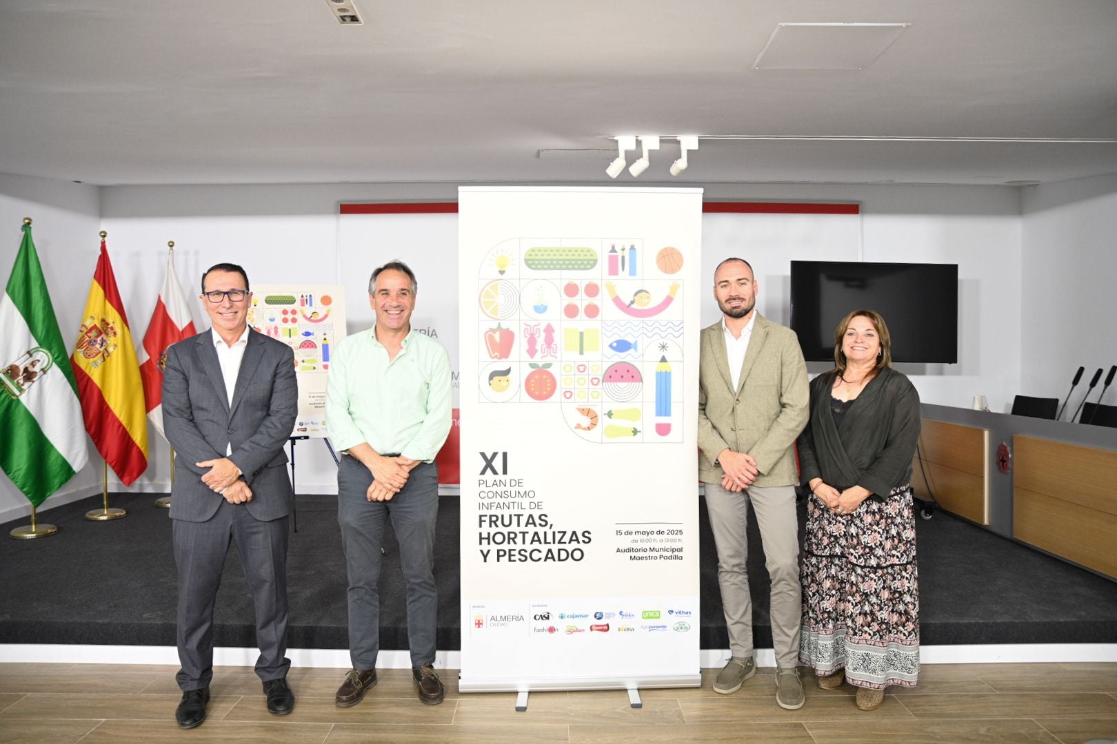 Momento de la presentación del XI Plan de Consumo Infanitl de Frutas, Hortalizas y Pescado.