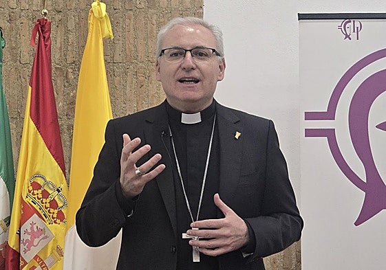 El obispo de Jaén, Sebastián Chico.