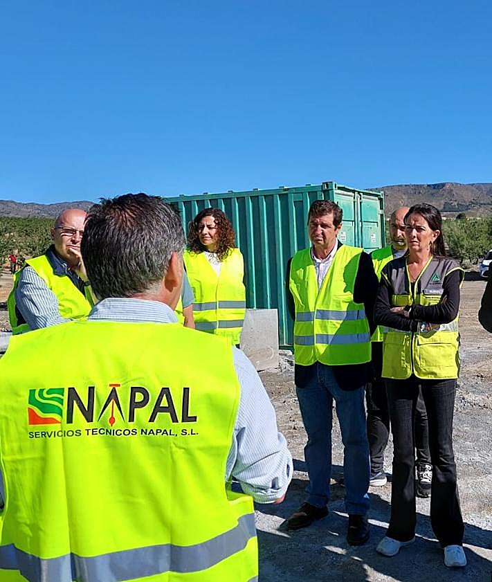 Imagen secundaria 2 - La obra de la estación depuradora de Oria se encuentra al 40% de su ejecución