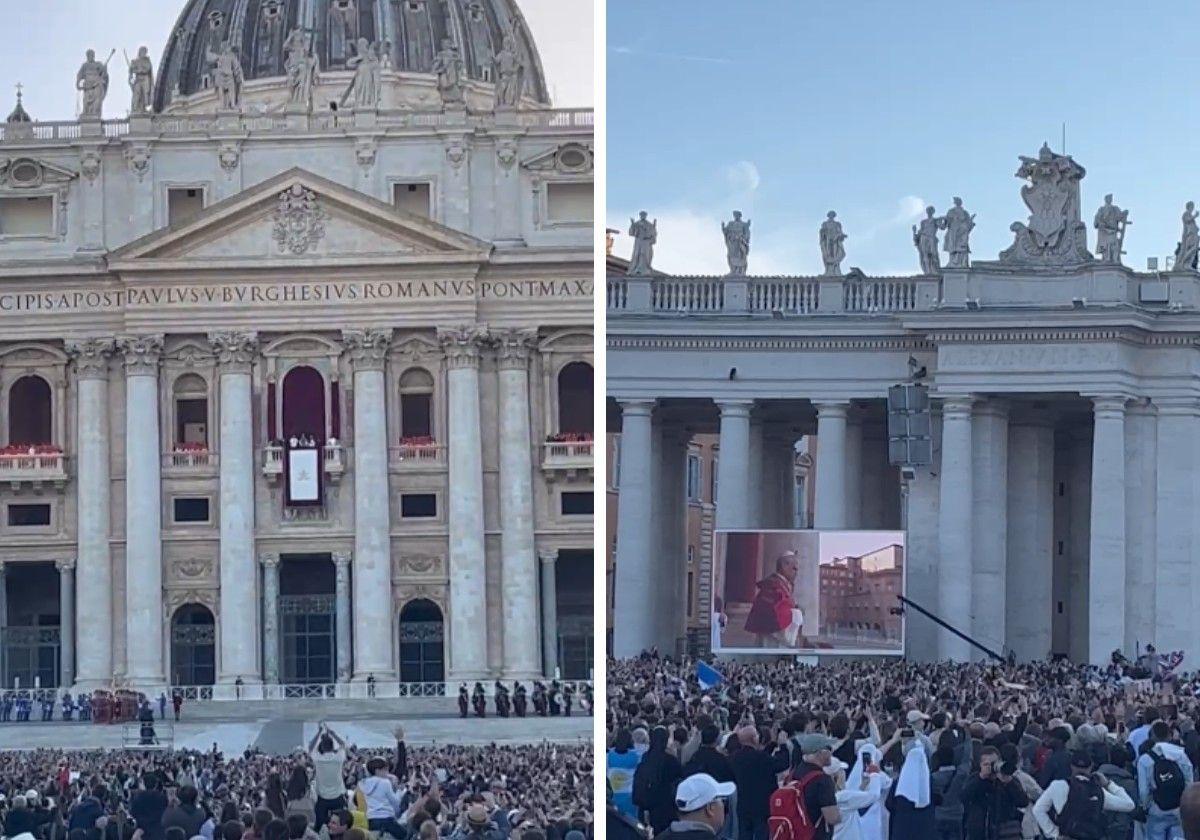 La aparición de león xiv vista por un granadino en la plaza de san pedro: «la alegría fue brutal» | ideal
