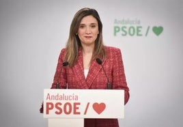 La vicesecretaria general del PSOE-A, María Márquez.