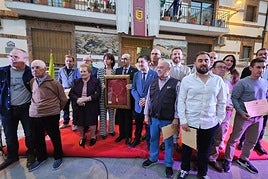 Foto de familia de los Premios 'Villa de Bedmar'.