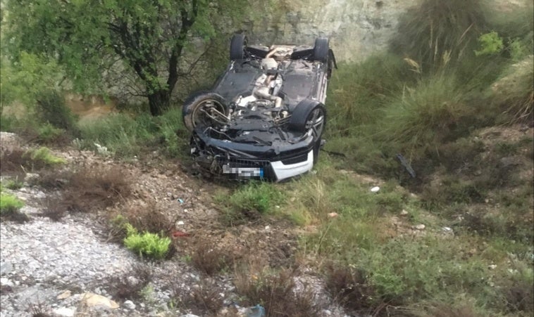 Dos muertos y dos heridos en un día negro para las carreteras de Granada