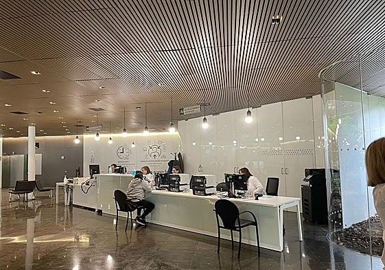 Interior del Hospital de Alta Resolución (HARE).