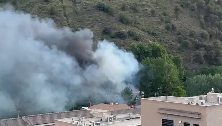 Incendio en Granada