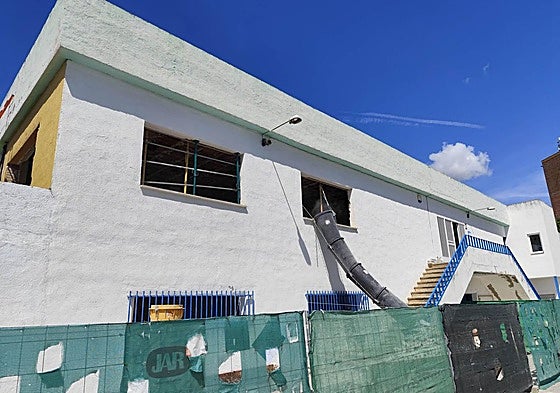 Instalación donde se están realizando las obras.