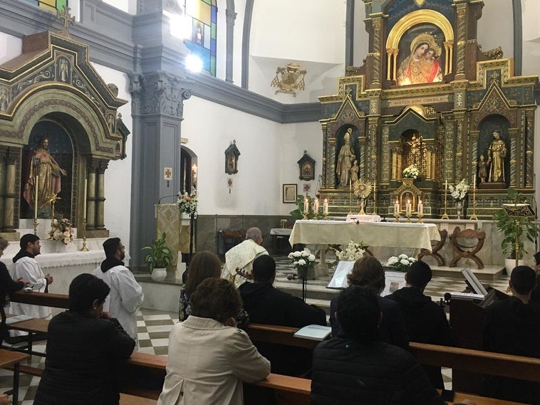 La Virgen del Buen Consejo, ante la que rezó León XIV, también está en Monachil