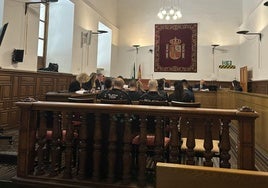 Imagen de archivo de un instante del juicio.