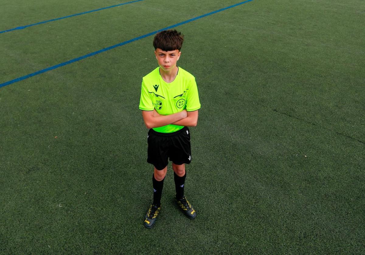 Aitor, el árbitro de 13 años, sufre nuevos incidentes con padres entre el público | ideal