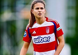 Laura Pérez, ante la Real Sociedad.