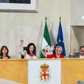 Pleno del Ayuntamiento de Almería de este lunes.
