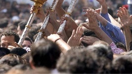 Fieles en el Rocio