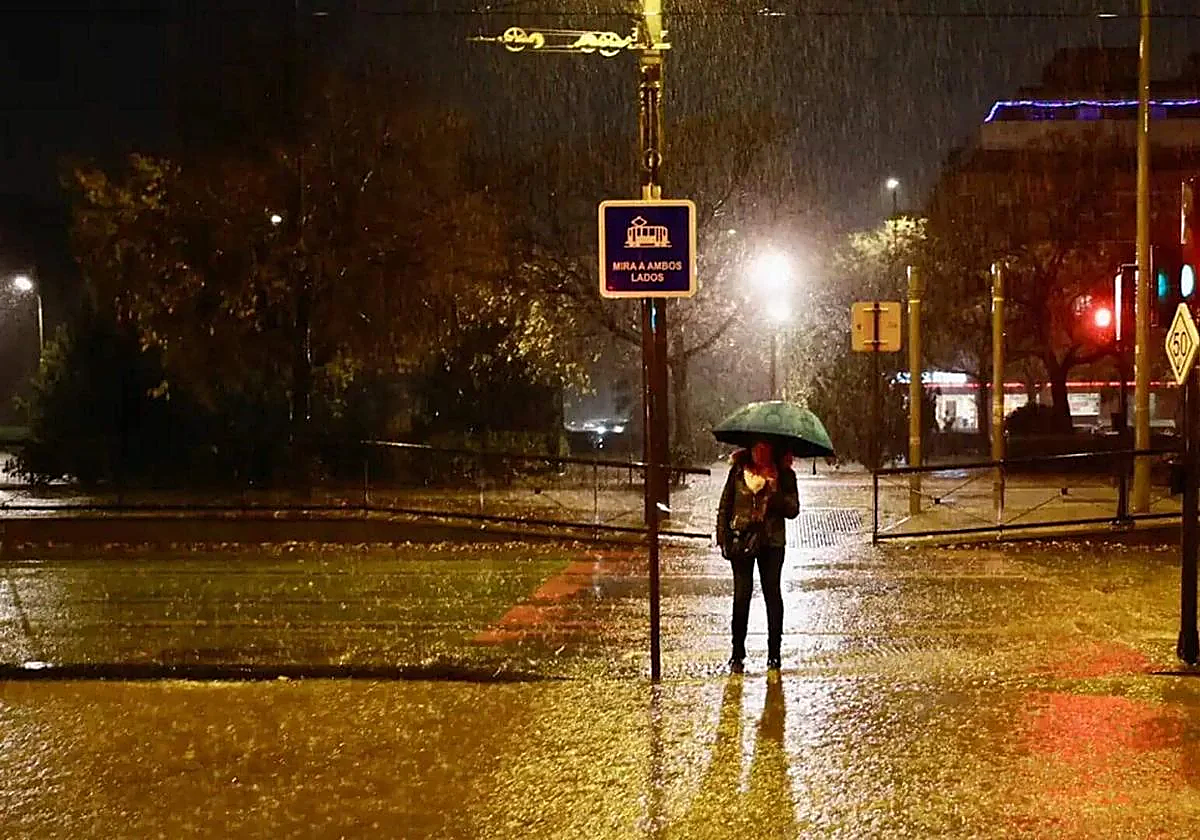 Lluvias fuertes en Andalucía.