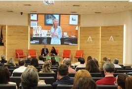 La consejera de Salud y Consumo, Rocío Hernández, ha explicado este martes, en la presentación del nuevo Plan Andaluz de Atención a la Cronicidad (PAdAC).