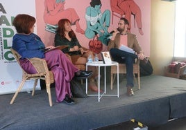 Teresa Gómez, Ioana Gruia y Gerardo Rodríguez Salas.