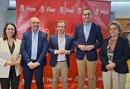 África Colomo, Francisco Rodríguez, Julio Millán, Juan Latorre y Carmen Espín.