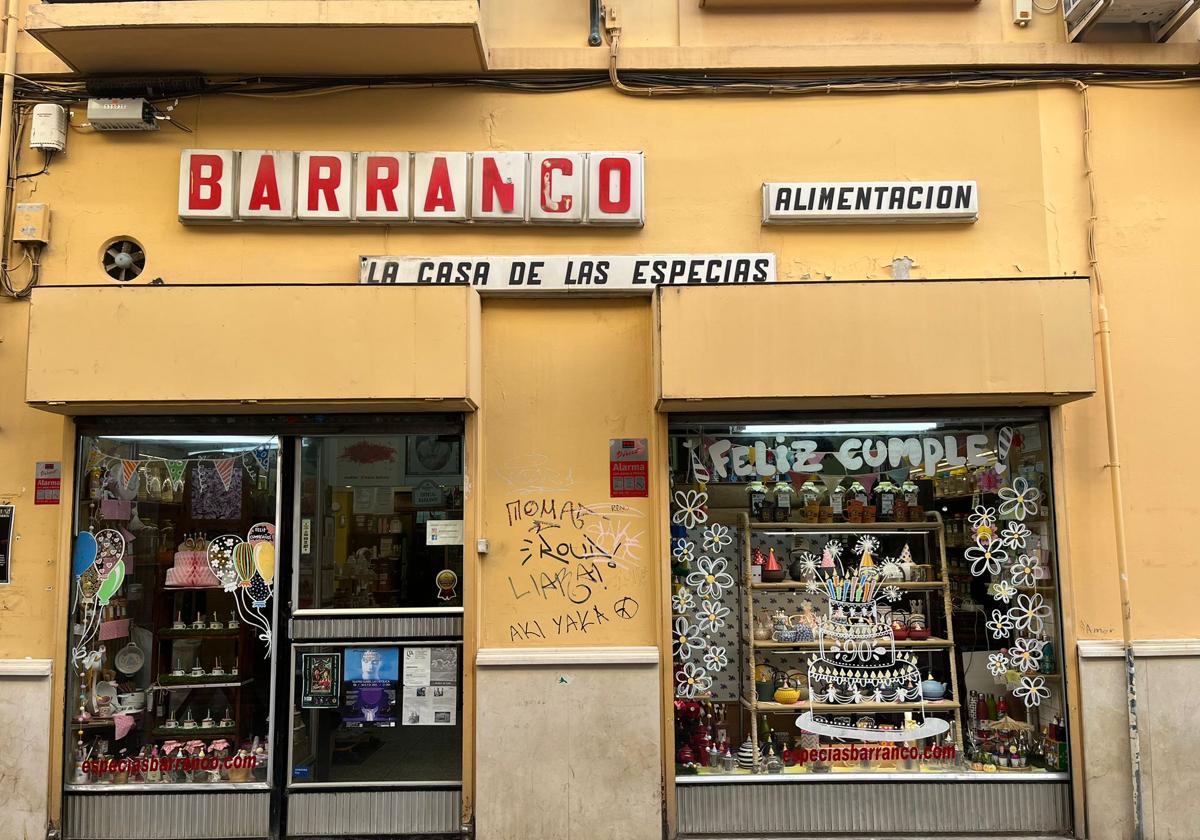 Fachada de Especias Barranco.