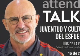 Luis de la Fuente visita a Almería para hablar de educación