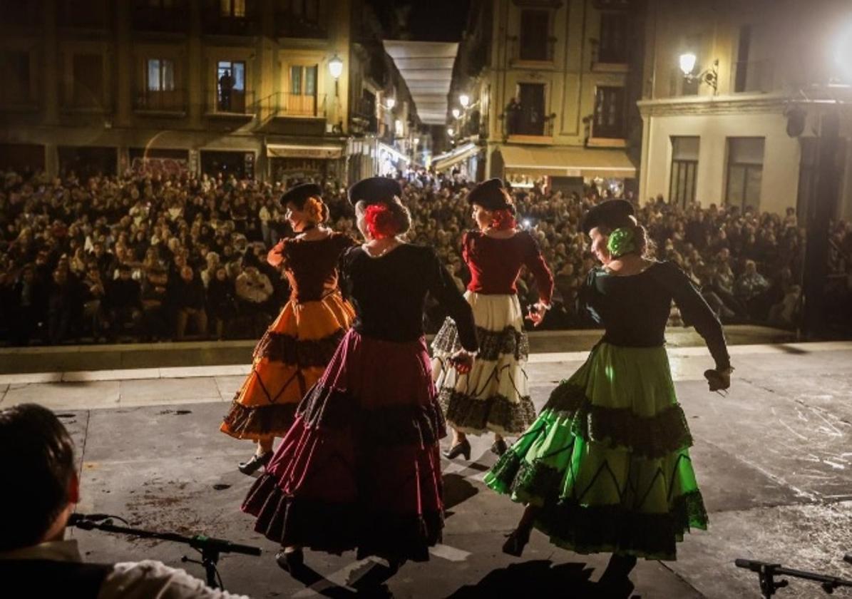 Celebración de la Noche en Blanco en Granada.