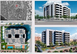 Imágenes virtuales de la promoción de viviendas que se va a construir en la Vega de Acá.