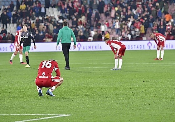 Lamentos rojiblancos al término de la última visita del Racing.