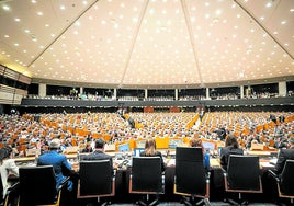 Pleno del Comité de las Regiones celebrado esta semana en el hemiciclo del Parlamento Europeo.