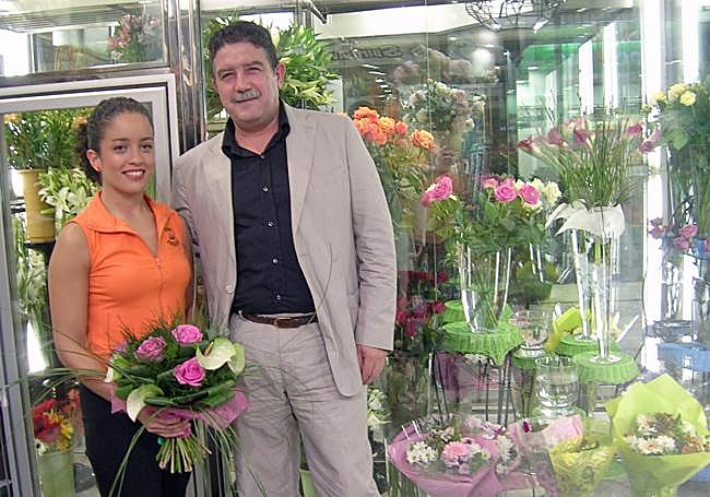 Dos décadas atrás. Juan Antonio y su hija en una imagen de 2006.