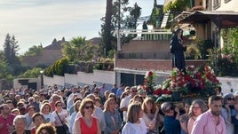 Granada celebra el Día de Santa Rita con bendición de rosas y procesión en Monachil